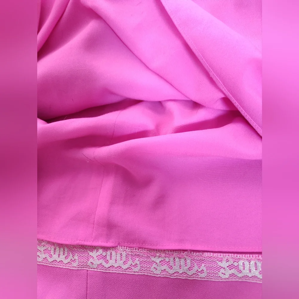 Lilly Lilli Pulitzer - Hot Pink Mock Jeweled Neck Shift Dress Sz 0 Unworn Cond… - Picture 5 of 10